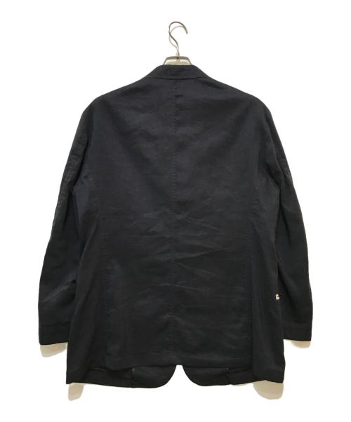 GIORGIO ARMANI（ジョルジョアルマーニ）GIORGIO ARMANI (ジョルジョアルマーニ) シルクラミージャケット ネイビー サイズ:54の古着・服飾アイテム