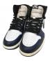 NIKE（ナイキ）の古着「AIR JORDAN 1 RETRO HIGH OG MIDNIGHT NAVY/BLACK WHITE SAIL　DZ5485-401」｜ホワイト×ネイビー