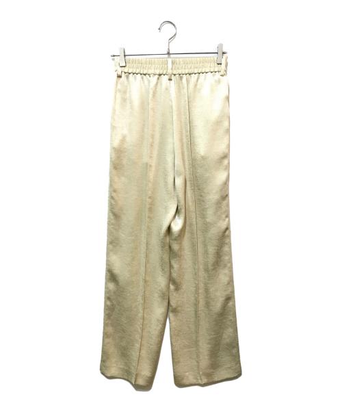Whim Gazette（ウィムガゼット）Whim Gazette (ウィムガゼット) ダブルサテンパンツ　WGZ1042102A0009 ベージュ サイズ:FREE 未使用品の古着・服飾アイテム