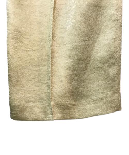 Whim Gazette（ウィムガゼット）Whim Gazette (ウィムガゼット) ダブルサテンパンツ　WGZ1042102A0009 ベージュ サイズ:FREE 未使用品の古着・服飾アイテム