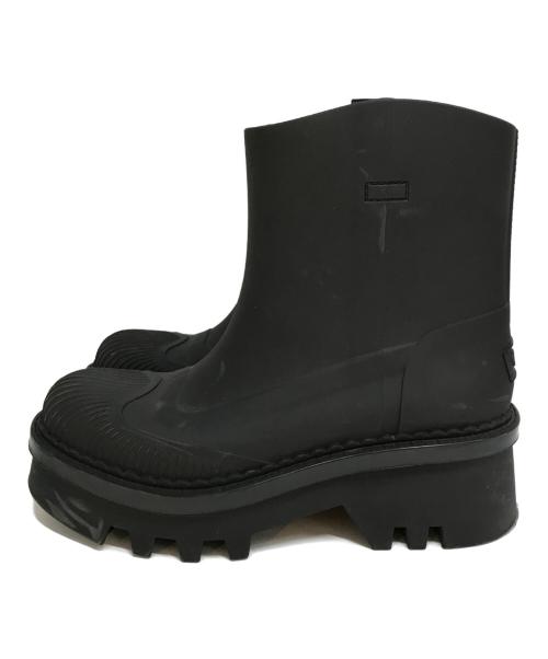 Chloe（クロエ）Chloe (クロエ) ラバーレインブーツ　032324 ブラック サイズ:36の古着・服飾アイテム