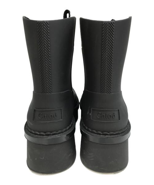 Chloe（クロエ）Chloe (クロエ) ラバーレインブーツ　032324 ブラック サイズ:36の古着・服飾アイテム
