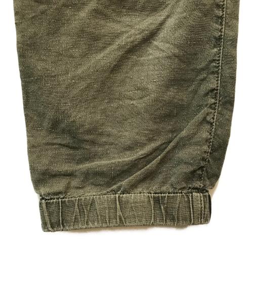 JAMES PERSE（ジェームスパース）JAMES PERSE (ジェームスパース) スラブリネン カーゴパンツ　18-04-23-04302 グリーン サイズ:30の古着・服飾アイテム
