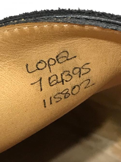 JOHN LOBB（ジョンロブ）JOHN LOBB (ジョンロブ) LOPEZ スエードローファー　7712730 ブラック サイズ:7Eの古着・服飾アイテム