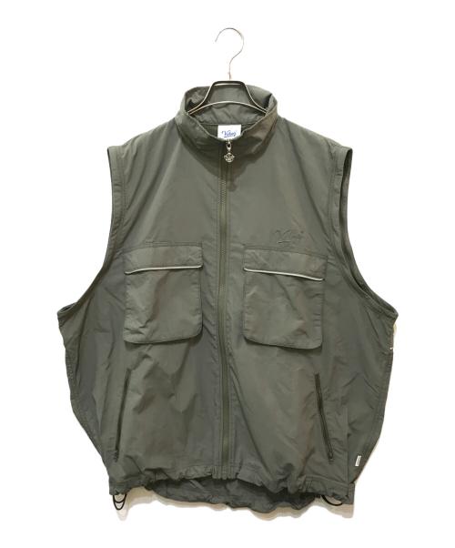 KEBOZ（ケボズ）KEBOZ (ケボズ) SUPPLEX CONVERTIBLE JACKET カーキ サイズ:LARGEの古着・服飾アイテム