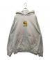 KEBOZ（ケボズ）の古着「ロゴ刺繍パーカー」｜グレー