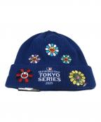 New Eraニューエラ）の古着「ニット帽」｜ブルー