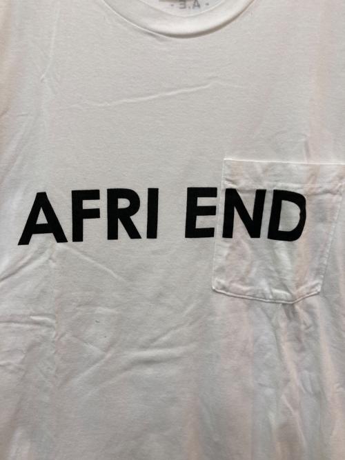 TAKAHIROMIYASHITA TheSoloIst.（タカヒロミヤシタ ザソロイスト）TAKAHIROMIYASHITA TheSoloIst. (タカヒロミヤシタ ザソロイスト) American Apparel (アメリカンアパレル) AFRI END TEE ホワイト サイズ:Mの古着・服飾アイテム