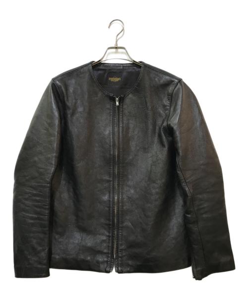 FINECREEK&CO（ファインクリークアンドコー）FINECREEK＆CO (ファインクリーク) レザージャケット ブラック サイズ:40の古着・服飾アイテム
