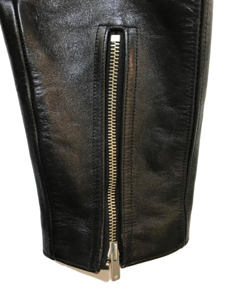 FINECREEK&CO（ファインクリークアンドコー）FINECREEK＆CO (ファインクリーク) レザージャケット ブラック サイズ:40の古着・服飾アイテム