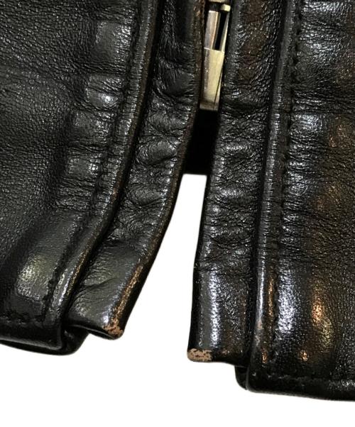 FINECREEK&CO（ファインクリークアンドコー）FINECREEK＆CO (ファインクリーク) レザージャケット ブラック サイズ:40の古着・服飾アイテム