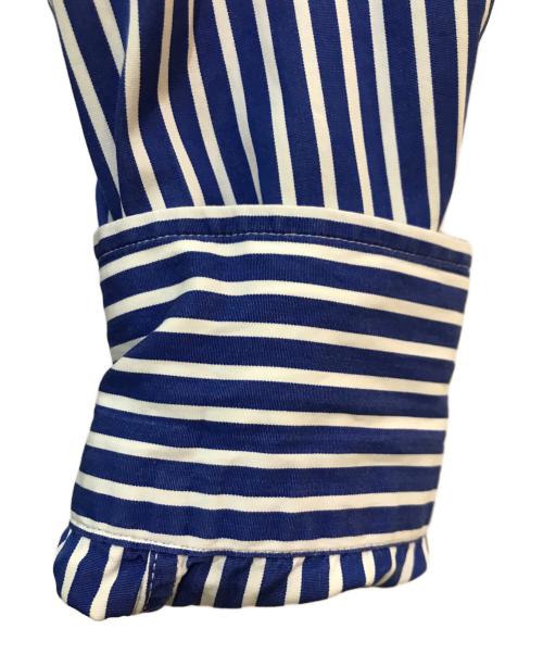 POLO RALPH LAUREN（ポロ・ラルフローレン）POLO RALPH LAUREN (ポロ・ラルフローレン) ストライプシャツワンピース ブルーの古着・服飾アイテム