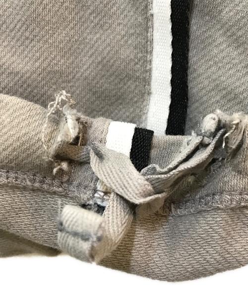 STONE ISLAND（ストーンアイランド）STONE ISLAND (ストーンアイランド) GARMENT DYED STRIPED SWEAT PANTS　51156735/149 グレー サイズ:Lの古着・服飾アイテム