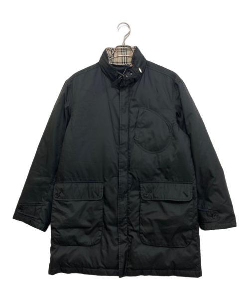 BURBERRY BLACK LABEL（バーバリーブラックレーベル）BURBERRY BLACK LABEL (バーバリーブラックレーベル) 裏地ノバチェックダウンコート ブラック サイズ:Mの古着・服飾アイテム