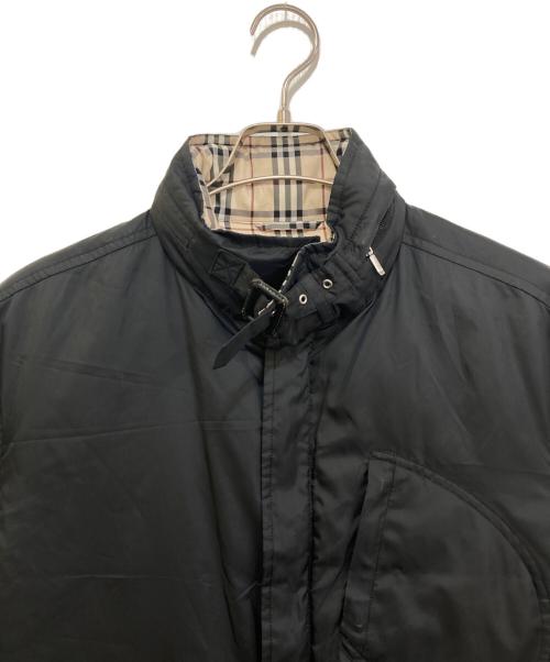 BURBERRY BLACK LABEL（バーバリーブラックレーベル）BURBERRY BLACK LABEL (バーバリーブラックレーベル) 裏地ノバチェックダウンコート ブラック サイズ:Mの古着・服飾アイテム