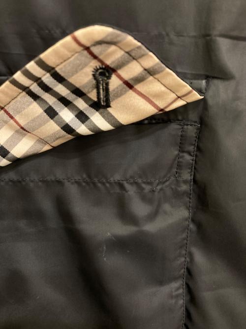 BURBERRY BLACK LABEL（バーバリーブラックレーベル）BURBERRY BLACK LABEL (バーバリーブラックレーベル) 裏地ノバチェックダウンコート ブラック サイズ:Mの古着・服飾アイテム
