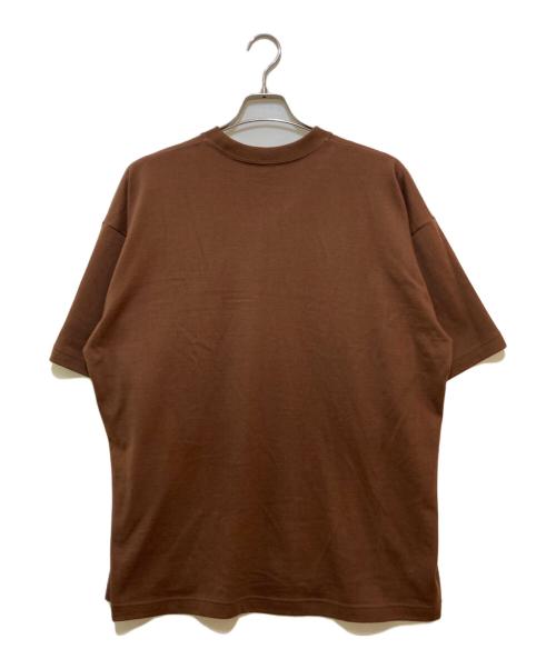 LOOPWHEELER（ループウィラー）LOOPWHEELER (ループウィラー) BEAMS (ビームス) ルーズフィット  Tシャツ ブラウン サイズ:Lの古着・服飾アイテム