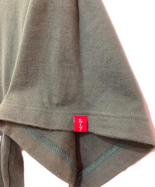 LOOPWHEELER（ループウィラー）LOOPWHEELER (ループウィラー) BEAMS (ビームス) ルーズフィット  Tシャツ グリーン サイズ:Lの古着・服飾アイテム