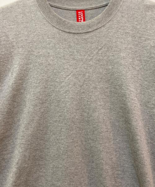 LOOPWHEELER（ループウィラー）LOOPWHEELER (ループウィラー) BEAMS (ビームス) ルーズフィット  Tシャツ グレー サイズ:Lの古着・服飾アイテム