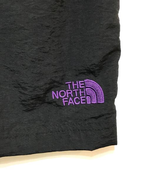 THE NORTHFACE PURPLELABEL（ザ・ノースフェイス パープルレーベル）THE NORTHFACE PURPLELABEL (ザ・ノースフェイス パープルレーベル) BEAMS (ビームス) Nylon Logo Shorts　NT4203N ブラック サイズ:34の古着・服飾アイテム