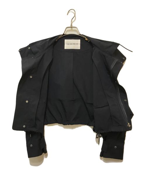 VACHEMENT（ヴァシュモン）VACHEMENT (ヴァシュモン) グログランショートブルゾン　VG-08-703 ネイビー サイズ:Fの古着・服飾アイテム