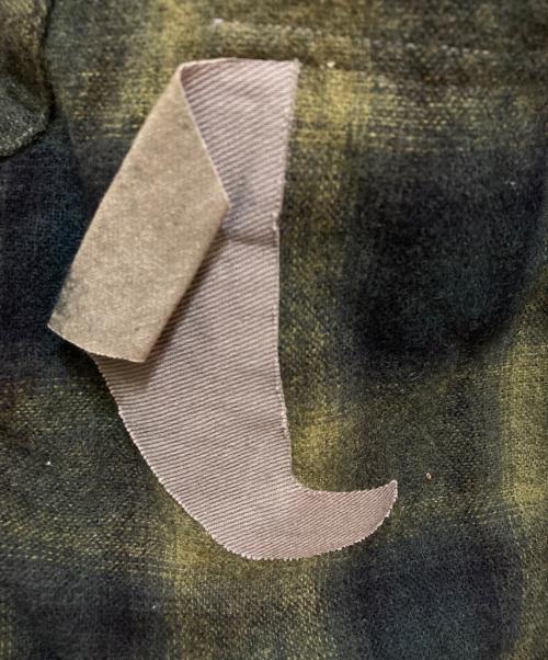 Sierra Wools（シエラ ウールズ）Sierra Wools (シエラ ウールズ) オンブレチェックウールシャツ グリーン サイズ:Mの古着・服飾アイテム