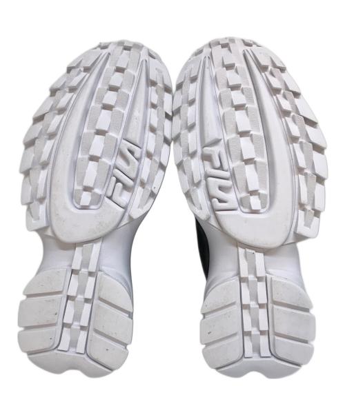 FILA（フィラ）FILA (フィラ) DISRUPTOR II WEDGE FESTIVAL ブラック サイズ:24.5 未使用品の古着・服飾アイテム