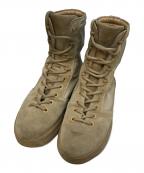 YEEZY season3イージーシーズン3）の古着「バーントシェンナミリタリーブーツ」｜ベージュ