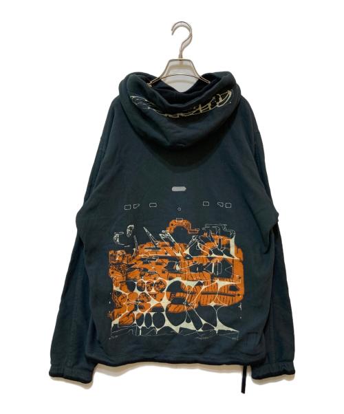 STONE ISLAND SHADOW PROJECT（ストーンアイランド シャドウプロジェクト）STONE ISLAND SHADOW PROJECT (ストーンアイランド シャドウプロジェクト) FLUFFY HOODIE ネイビー サイズ:Lの古着・服飾アイテム