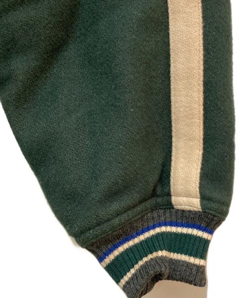 I.S.（アイエス）I.S. (アイエス) 80's ロゴバーシティージャケット RF34044 ベージュ サイズ:7の古着・服飾アイテム