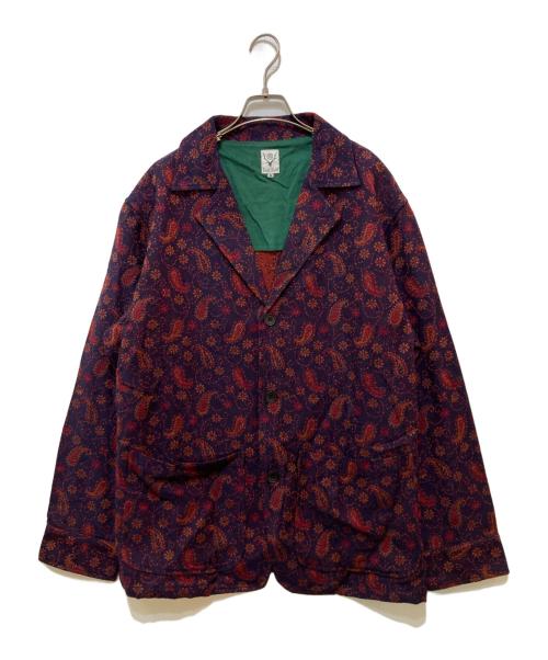 South2 West8（サウスツー ウエストエイト）South2 West8 (サウスツー ウエストエイト) Pen Jacket-India Jq　HM858 パープル サイズ:Ｍの古着・服飾アイテム