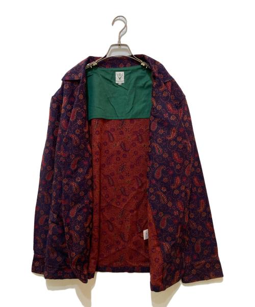 South2 West8（サウスツー ウエストエイト）South2 West8 (サウスツー ウエストエイト) Pen Jacket-India Jq　HM858 パープル サイズ:Ｍの古着・服飾アイテム