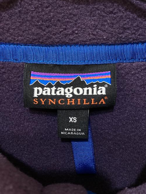 Patagonia（パタゴニア）Patagonia (パタゴニア) シンチラ スナップT プルオーバー パープル サイズ:XSの古着・服飾アイテム