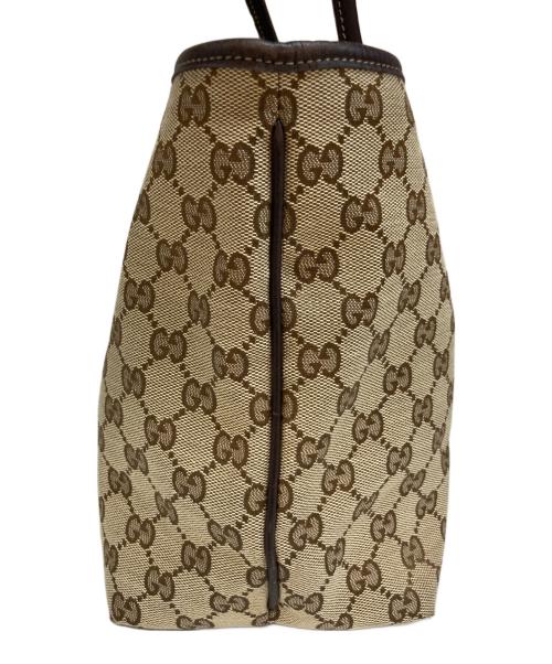 GUCCI（グッチ）GUCCI (グッチ) GGキャンバス ニューブリット トートバッグ　169946 ベージュの古着・服飾アイテム