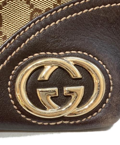 GUCCI（グッチ）GUCCI (グッチ) GGキャンバス ニューブリット トートバッグ　169946 ベージュの古着・服飾アイテム