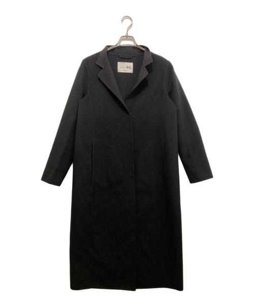 manzoni24（マンゾーニ24）manzoni24 (マンゾーニ24) カシミヤ混コート ネイビー サイズ:42の古着・服飾アイテム