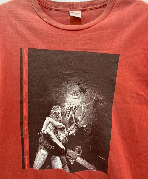 SUPREME（シュプリーム）SUPREME (シュプリーム) プリントTシャツ レッド サイズ:XLの古着・服飾アイテム