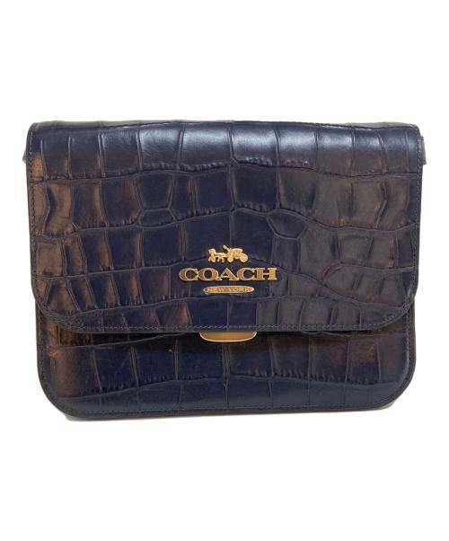 COACH（コーチ）COACH (コーチ) Brynn Flap Crossbody　C5631 ネイビーの古着・服飾アイテム