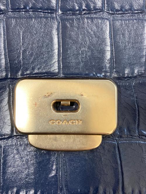 COACH（コーチ）COACH (コーチ) Brynn Flap Crossbody　C5631 ネイビーの古着・服飾アイテム