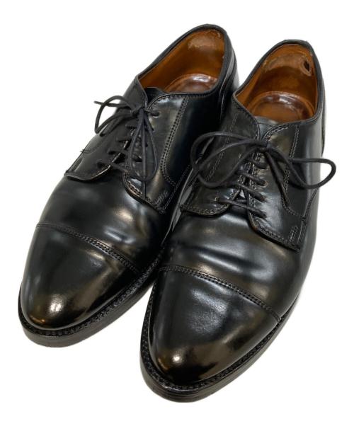 Alden（オールデン）Alden (オールデン) コードバンストレートチップシューズ　2161 ブラック サイズ:6 1/2の古着・服飾アイテム