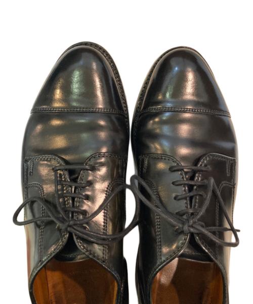 Alden（オールデン）Alden (オールデン) コードバンストレートチップシューズ　2161 ブラック サイズ:6 1/2の古着・服飾アイテム