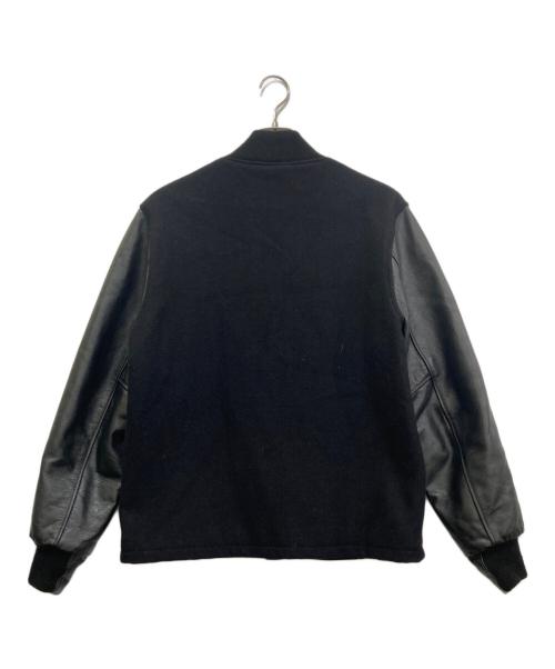 GB sport（ゴールデンベアスポーツ）GB sport (ゴールデンベアスポーツ) レザー切替スタジャン ブラック サイズ:Mの古着・服飾アイテム