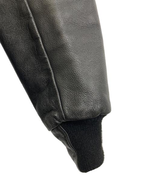 GB sport（ゴールデンベアスポーツ）GB sport (ゴールデンベアスポーツ) レザー切替スタジャン ブラック サイズ:Mの古着・服飾アイテム