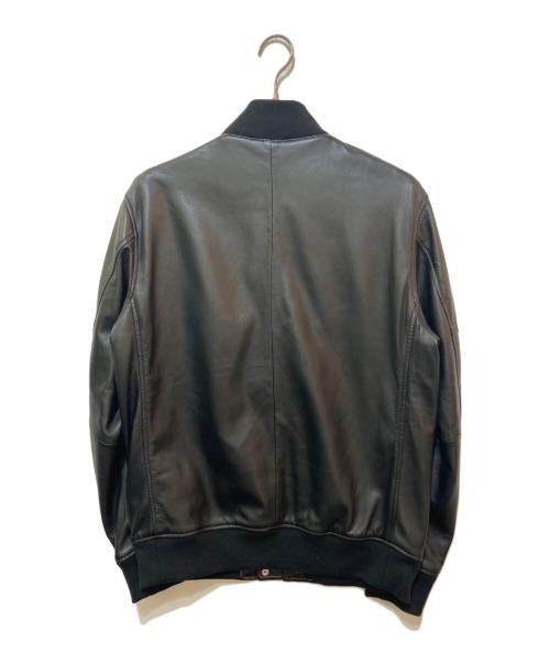 THE CRIMIE（ザ クライミー）THE CRIMIE (ザ クライミー) LAMB LEATHER BOMBER JACKET ブラック サイズ:Lの古着・服飾アイテム