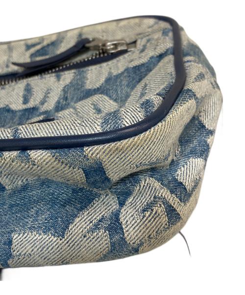 SUPREME（シュプリーム）SUPREME (シュプリーム) Fat Tip Jacquard Denim Waist Bag インディゴの古着・服飾アイテム