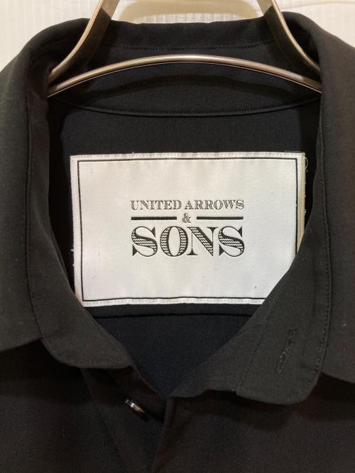 UNITED ARROWS & SONS（ユナイテッドアローズ アンド サンズ）UNITED ARROWS & SONS (ユナイテッドアローズ アンド サンズ) A TO E SHIRT ブラック サイズ:Mの古着・服飾アイテム