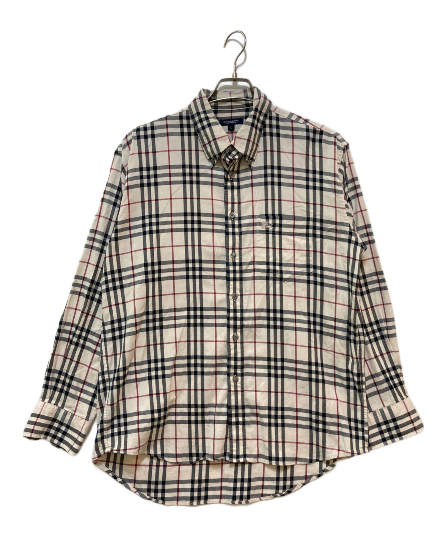 BURBERRYLONDONバーバリーロンドン ノバチェック ジャケット L 紺