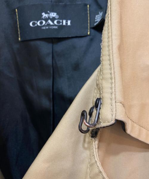 COACH（コーチ）COACH (コーチ) トレンチコート ベージュ サイズ:Lの古着・服飾アイテム