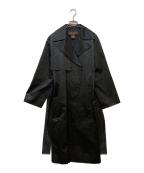 LOUIS VUITTONルイ ヴィトン）の古着「モノグラムトレンチコート」｜ブラック