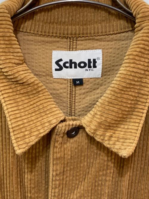 Schott（ショット）Schott (ショット) CORDUROY COVERALL ベージュ サイズ:Mの古着・服飾アイテム